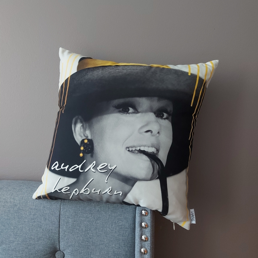 Style Art | Audrey Hepburn Throw Pillow